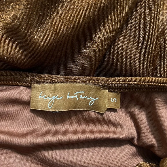 Cowl Neck Mesh Dress - Picture 2 of 4